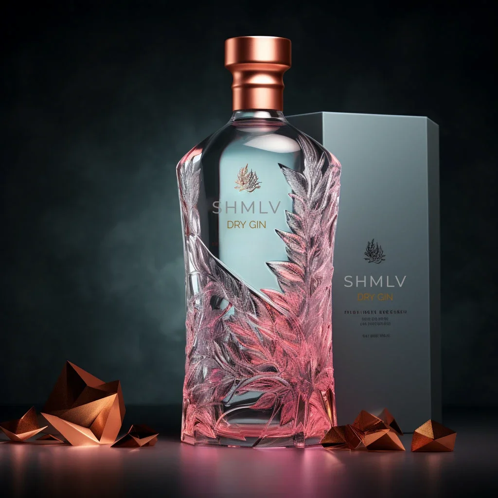 SHMLV / Gin — Bottle design · AI-assisted packaging