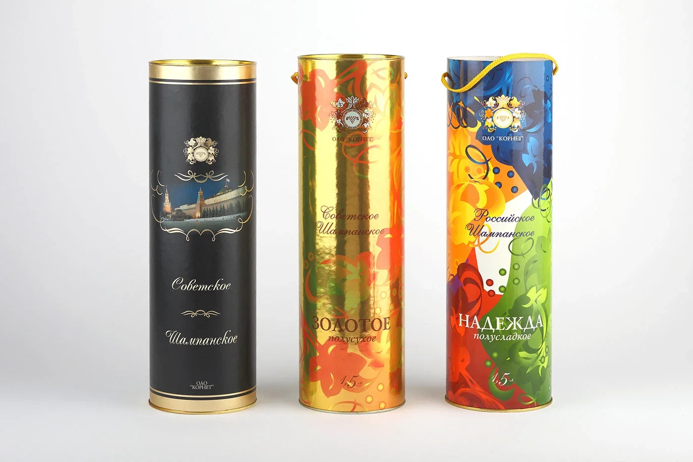 Kornet — Retail packaging · Champagne