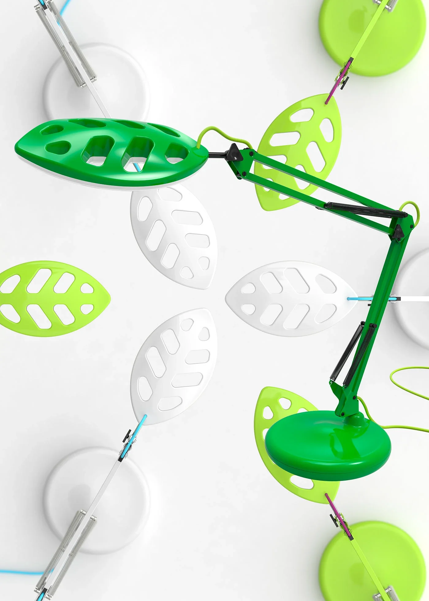 Monstera Leaf — Industrial design · Lighting, view 01