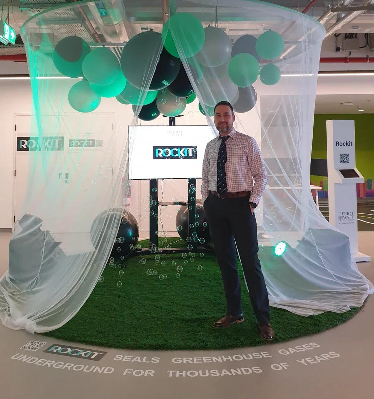 ROCKIT / Heriot-Watt University — Identity · Installation, view 01