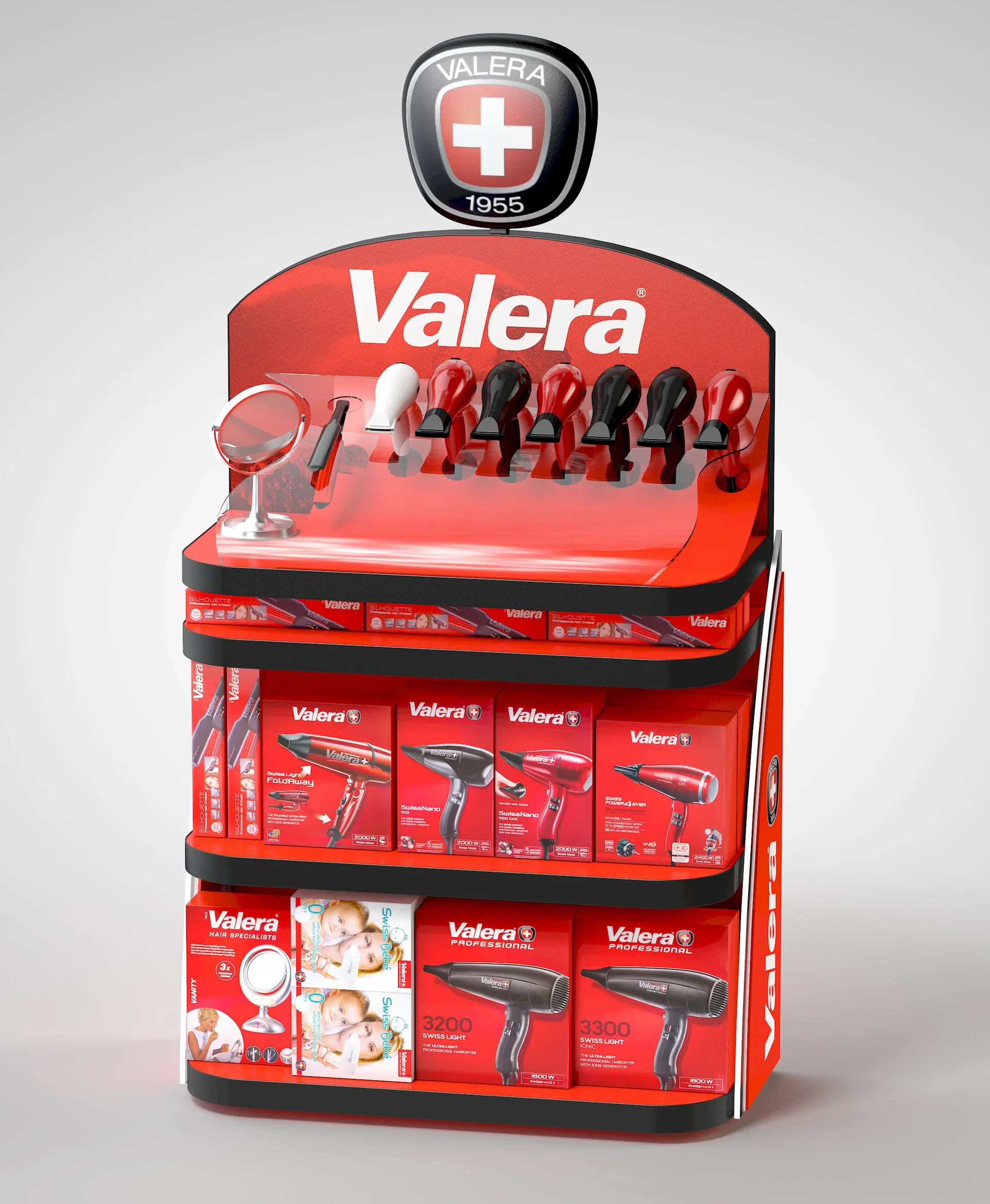 Valera / Retail equipment — Retail design · Display systems, view 01