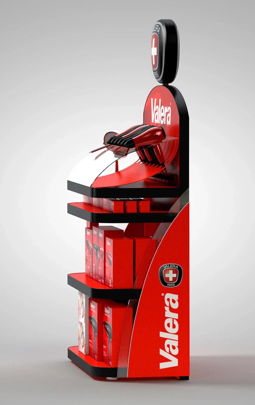 Valera / Retail equipment — Retail design · Display systems, view 02