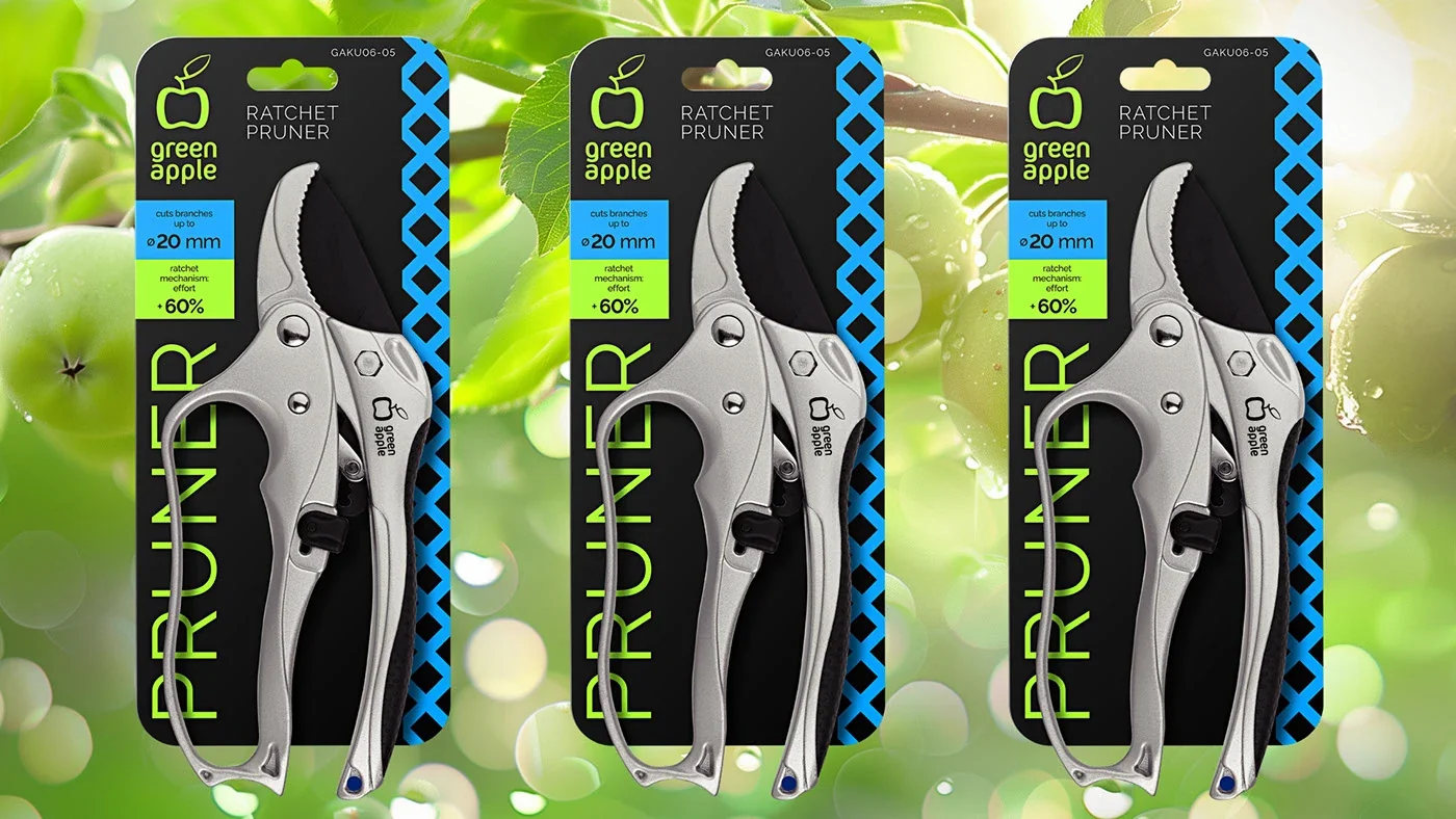 GREEN APPLE — Brand evolution · Packaging, view 02