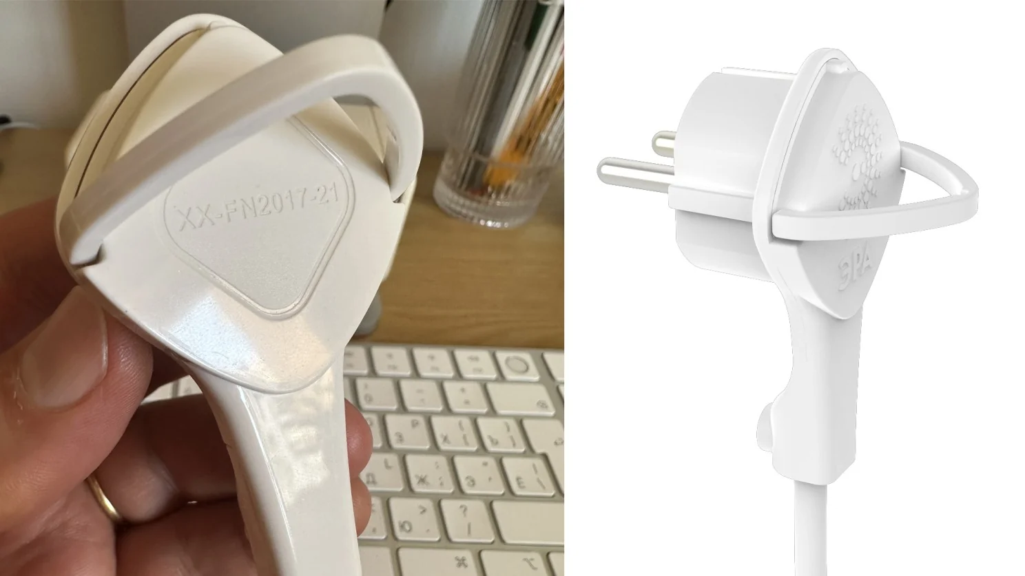Twelve years later, I unexpectedly found my own design on a store shelf in Portugal and bought it.
