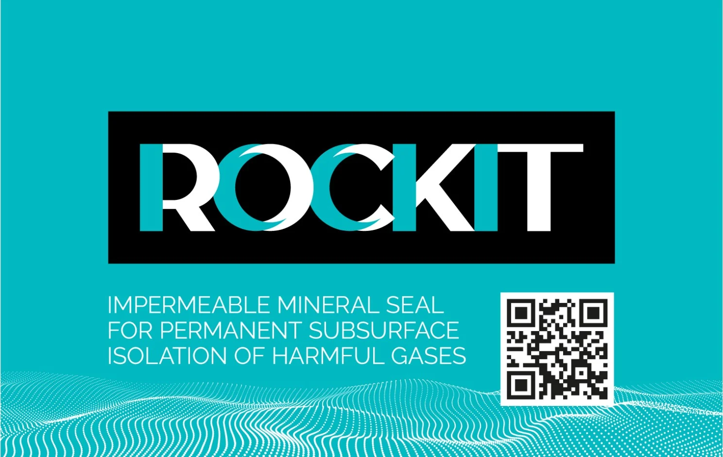 ROCKIT visual identity and logo on a turquoise background.