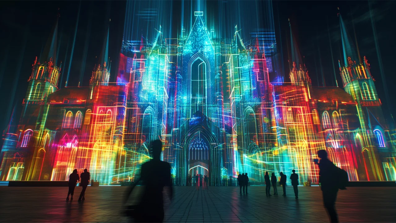 AI & Visual Culture: 14. Living Architecture Light Show.
