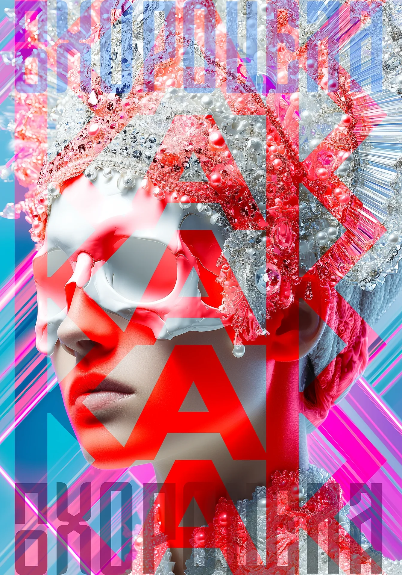 Beauty and Numbness — Poster series · AI-assisted imagery, view 03