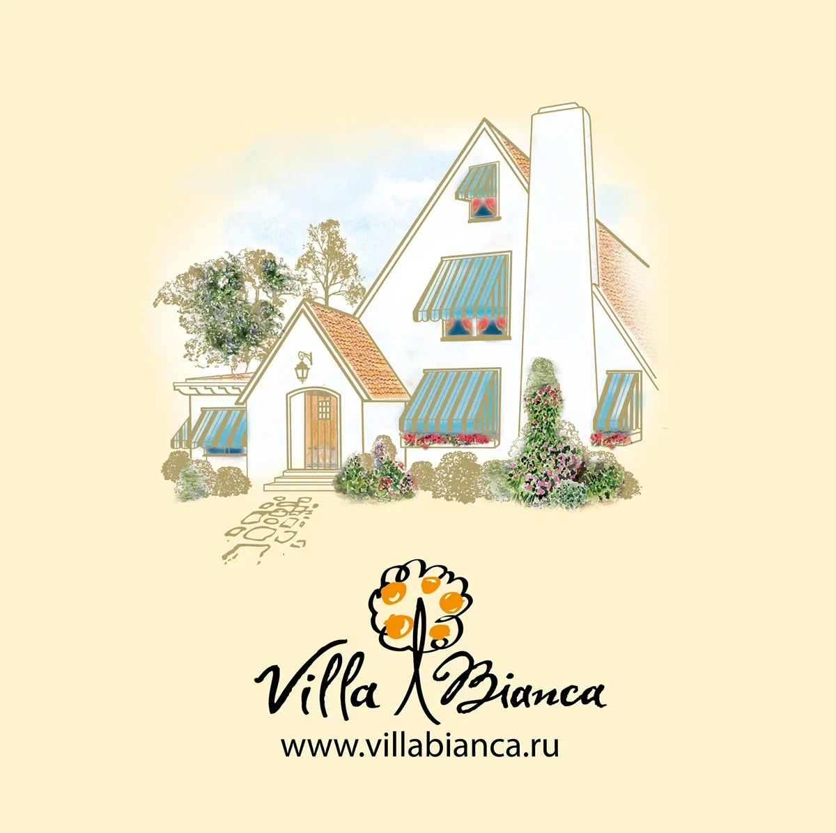 Villa Bianca — Naming · Brand identity, view 06
